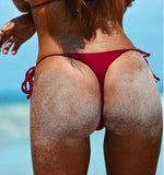 Sexy tiny brazilian bikini bottom female swimwear
