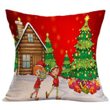 Christmas  Sofa Bed Home Decor Pillow Cushion Cover