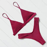 Swimwear Women Swimsuit Sexy Push Up Micro Bikinis Set Swimming