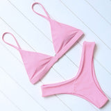 Swimwear Women Swimsuit Sexy Push Up Micro Bikinis Set Swimming
