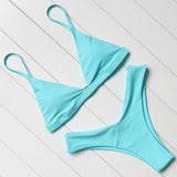 Swimwear Women Swimsuit Sexy Push Up Micro Bikinis Set Swimming
