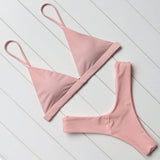Swimwear Women Swimsuit Sexy Push Up Micro Bikinis Set Swimming