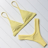 Swimwear Women Swimsuit Sexy Push Up Micro Bikinis Set Swimming