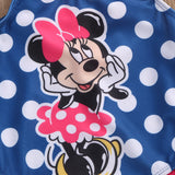 Kids Swimwear Cartoon Mouse Print Toddler Girls Swimsuit