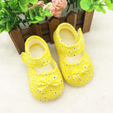 Kids Baby Bowknot Printing Newborn Cloth Shoes
