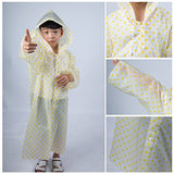 Kids Rain Poncho Unisex Transparent
