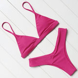 Swimwear Women Swimsuit Sexy Push Up Micro Bikinis Set Swimming