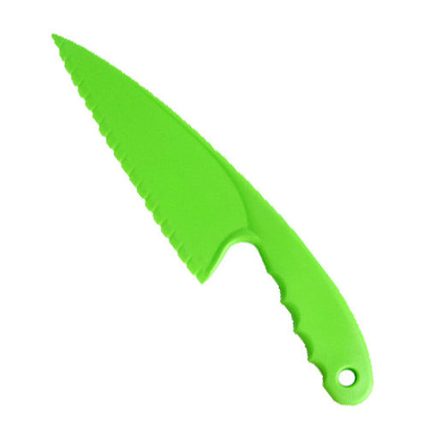 Plastic Serrated Cake Knife Kids Kitchen Knife