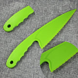 Plastic Serrated Cake Knife Kids Kitchen Knife
