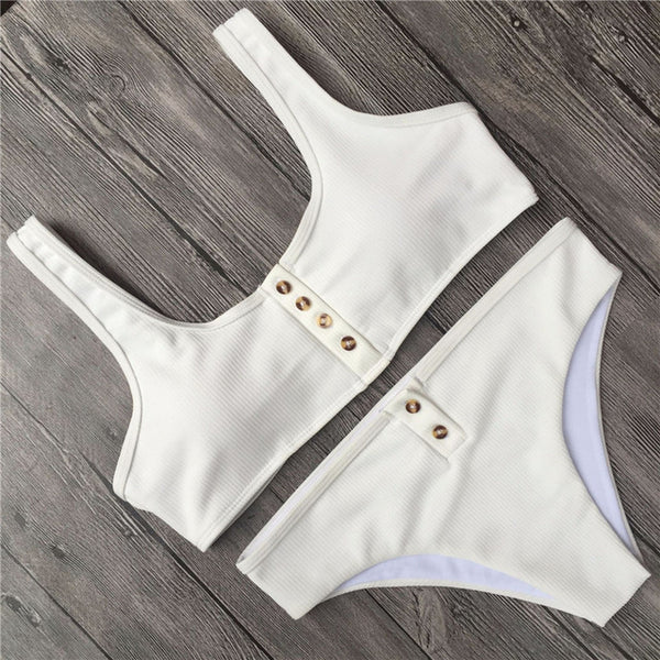 Ariel Sarah 2018 New White Bikini Sexy Swimwear