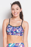 Colorful Printed Sports Bra