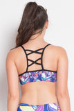 Colorful Printed Sports Bra
