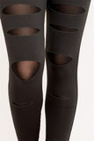 High performance legging with a cut out design