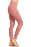 Cutout Mesh Panel Legging