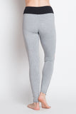 Stylish Contrast Color Panel Yoga Legging