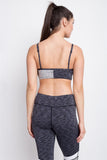 CONTRASTED COLOR SPORTS BRA