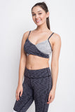 CONTRASTED COLOR SPORTS BRA