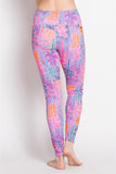 CUTOUT SIDE SPRING PRINTED LEGGING