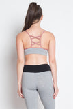 Crisscross Strap Back Sports Bra