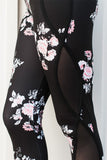 Stylish legging with mesh insert