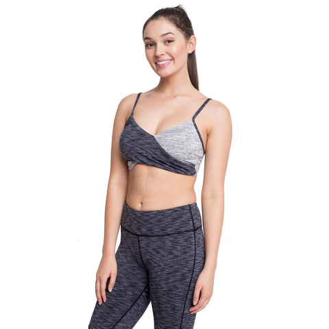 CONTRASTED COLOR SPORTS BRA
