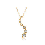 Diamond Accent Journey Pendant in Gold-Plated