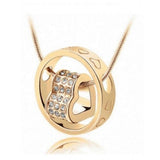 Forever Heart Pendant - Yellow Gold