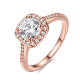Swarovski Crystal Halo Ring
