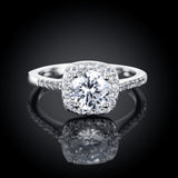 Swarovski Crystal Halo Ring