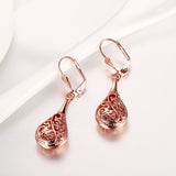 Rose Gold Bohemian Drop Earring