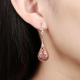 Rose Gold Bohemian Drop Earring