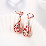 Rose Gold Bohemian Drop Earring