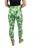 Greenery Summer Palm Leaves Legging