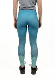 Geometric Colorblock Legging in Blues