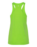 Womens Performance Racerback Tank Top - Lime Green