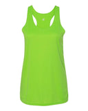 Womens Performance Racerback Tank Top - Lime Green