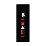 Let It All Go Black Yoga Mat