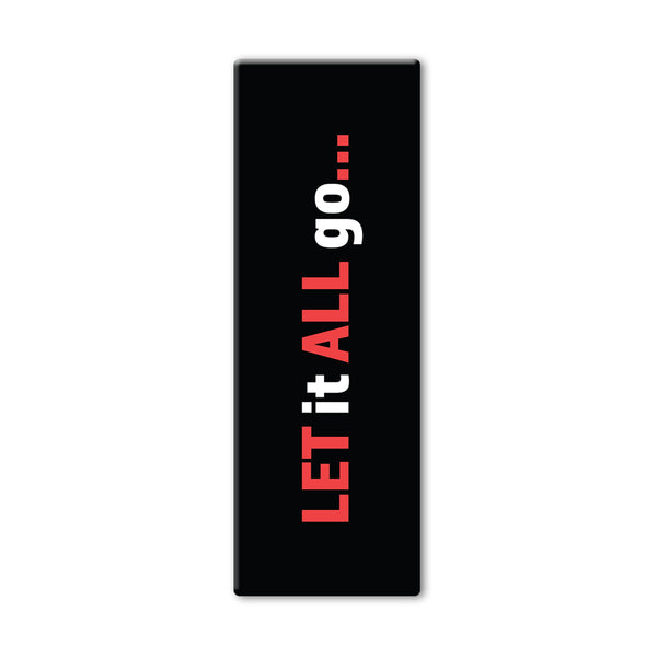 Let It All Go Black Yoga Mat