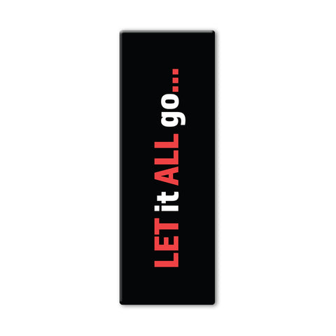 Let It All Go Black Yoga Mat