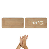 Wood Wooden Digital LED Desk Clock