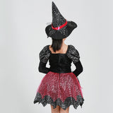 Kids Halloween Witch Clothes Costume