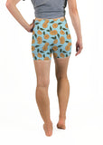 Orange Groove Booty Shorts