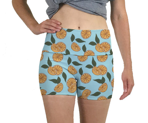 Orange Groove Booty Shorts