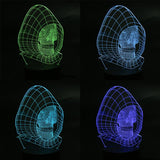 3D LED Color Night Ligh For Kids